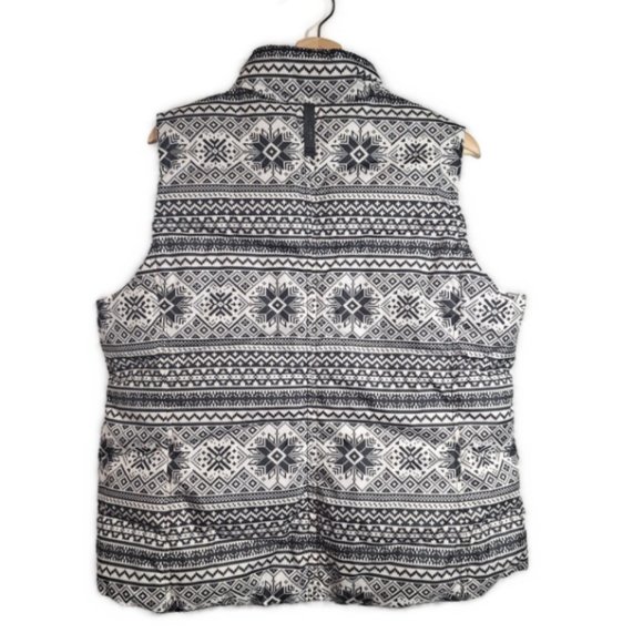 Land's End Quilted Puffer Down Vest Size Large 14/16 - Picture 4 of 7